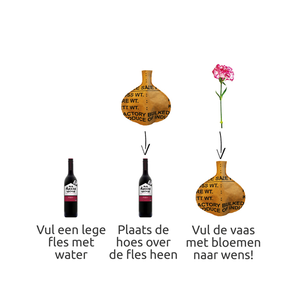 bottle vase cover superwaste