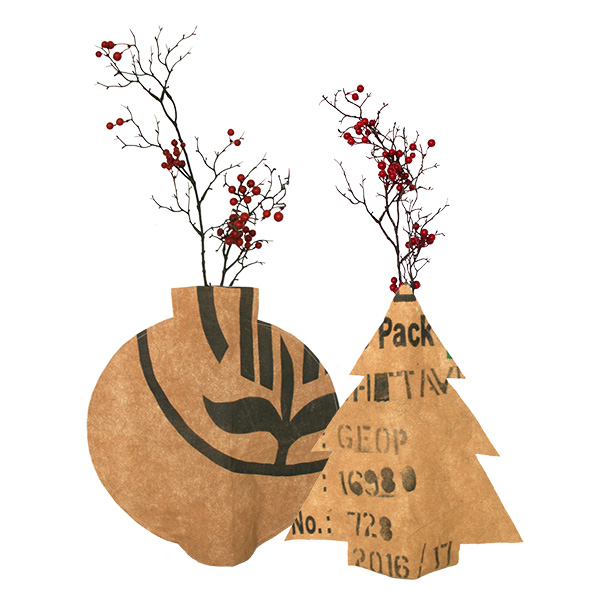 Bottle Vase Weihnachten