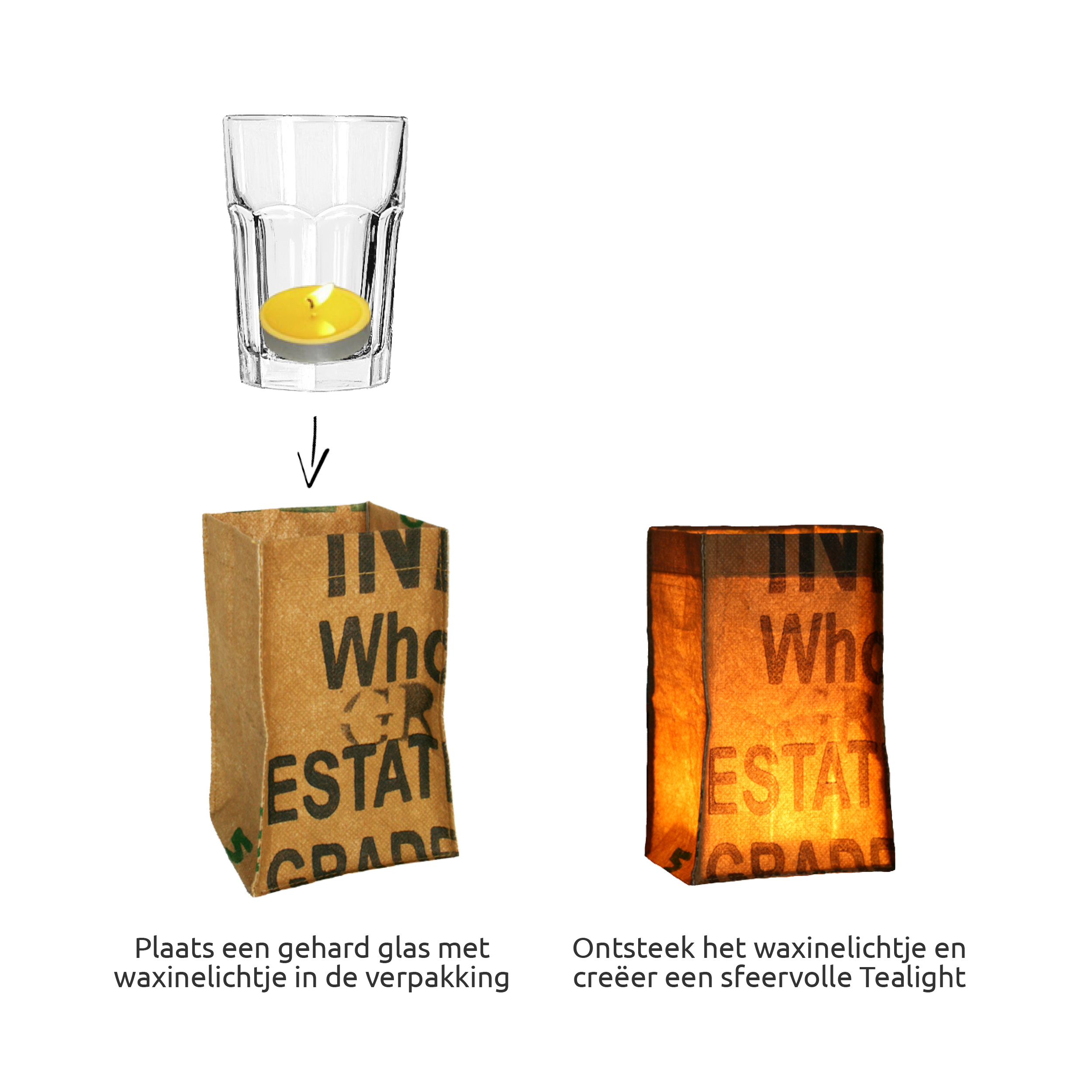 Tealight incl. 5 theezakjes met themakaart Van Sint en Piet – Bild 3