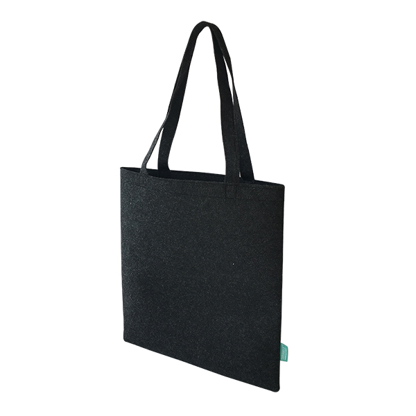 Recycelte PET Shopper Schwarz
