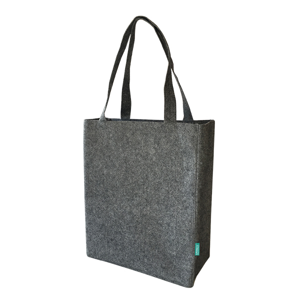 Recycelte PET Umhängetasche Grau