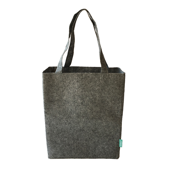 Recycelte PET Umhängetasche Grau – Bild 4