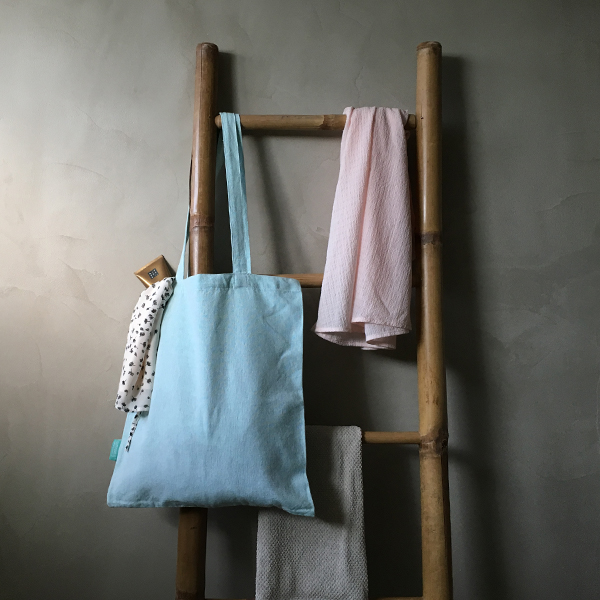 Recycelter Baumwoll Shopper Ecru – Bild 4