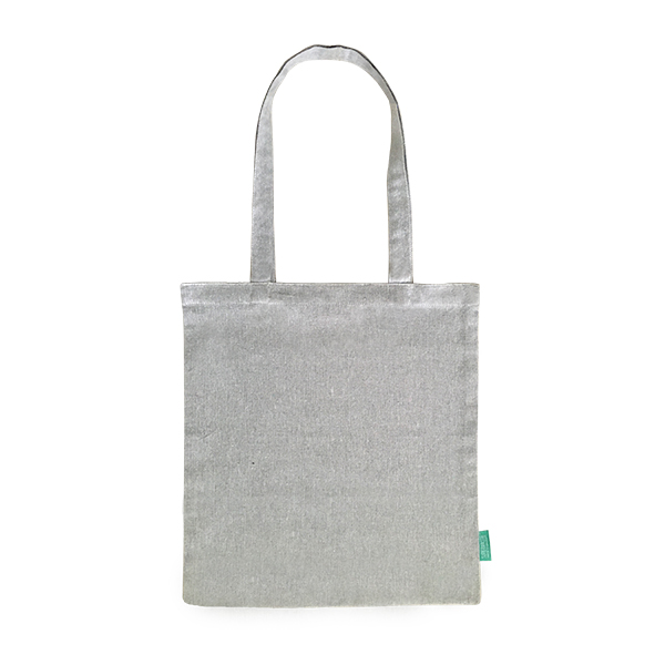 Recycelter Baumwoll Shopper Hellgrau