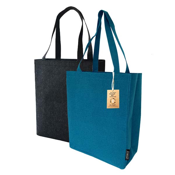 Recycled PET Shoulder bag - petrol blue - Afbeelding 3