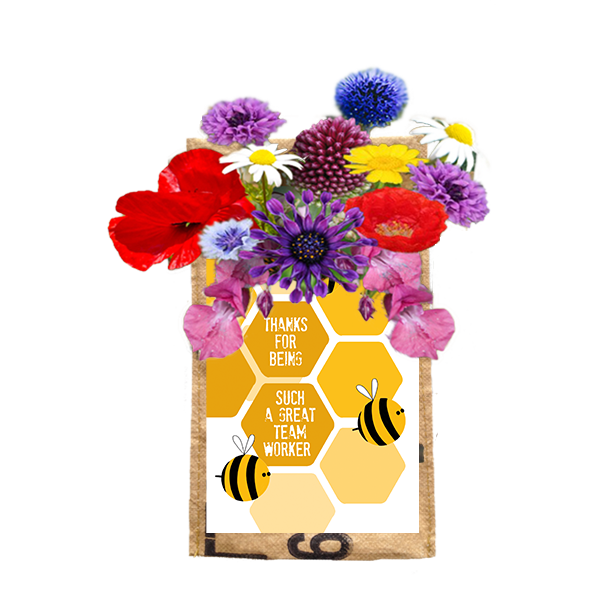 Hangtuintje incl. Themakaart Thank you for being such a great teamworker