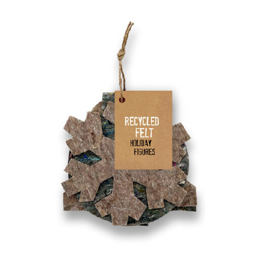 Recycled vilt Kerstfiguren set4 SuperWaste